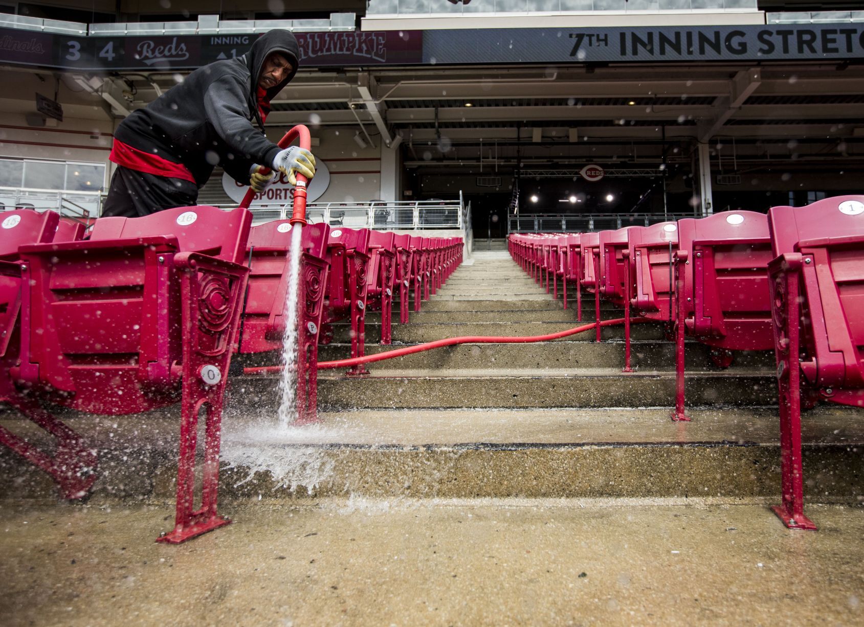 Cardinals hold a team workout ahead of opening day